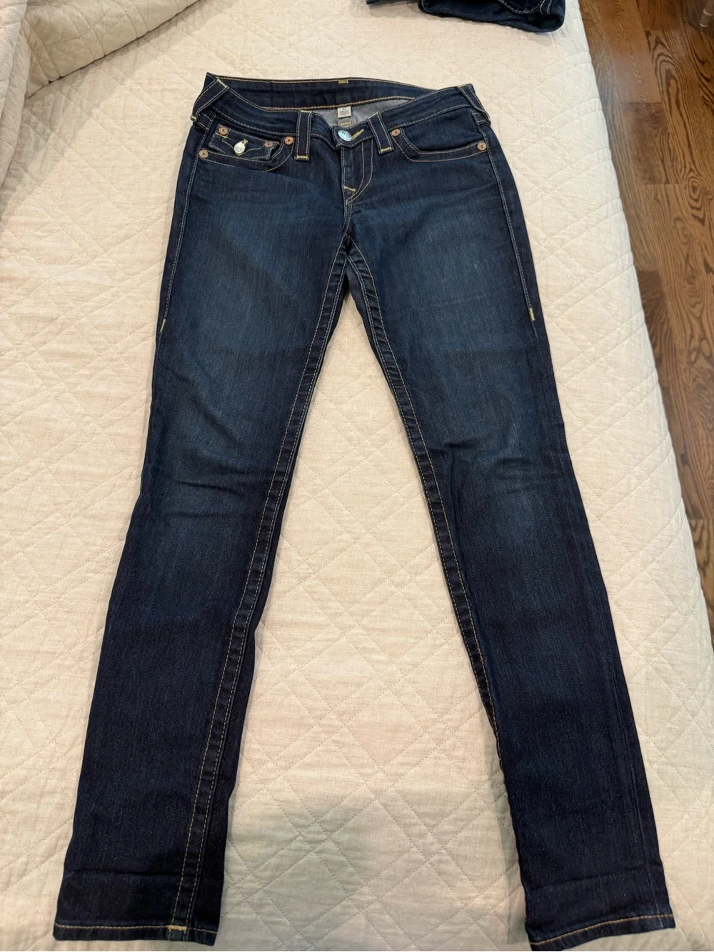 True Religion Dark Blue Women's Skinny Jeans Sz 27